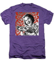 A Housewife Bakes - Men's Premium T-Shirt Men's Premium T-Shirt Pixels Deep Purple Heather Small 