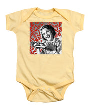 A Housewife Bakes - Baby Onesie Baby Onesie Pixels Soft Yellow Small 