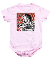 A Housewife Bakes - Baby Onesie Baby Onesie Pixels Pink Small 