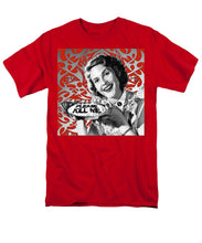 A Housewife Bakes - Men's T-Shirt  (Regular Fit) Men's T-Shirt (Regular Fit) Pixels Red Small 