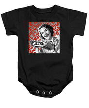 A Housewife Bakes - Baby Onesie Baby Onesie Pixels Black Small 