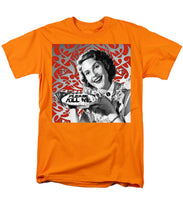 A Housewife Bakes - Men's T-Shirt  (Regular Fit) Men's T-Shirt (Regular Fit) Pixels Orange Small 