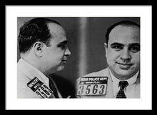 Al Capone Mug Shot 1931 Horizontal - Framed Print