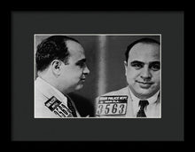 Al Capone Mug Shot 1931 Horizontal - Framed Print