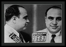 Al Capone Mug Shot 1931 Horizontal - Framed Print