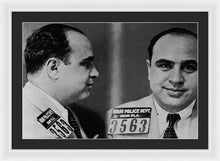 Al Capone Mug Shot 1931 Horizontal - Framed Print