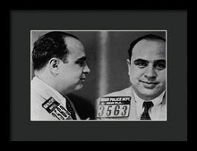 Al Capone Mug Shot 1931 Horizontal - Framed Print
