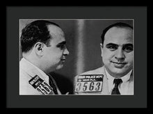 Al Capone Mug Shot 1931 Horizontal - Framed Print