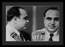Al Capone Mug Shot 1931 Horizontal - Framed Print