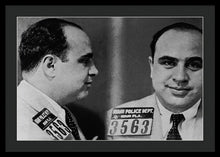 Al Capone Mug Shot 1931 Horizontal - Framed Print