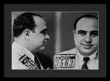 Al Capone Mug Shot 1931 Horizontal - Framed Print