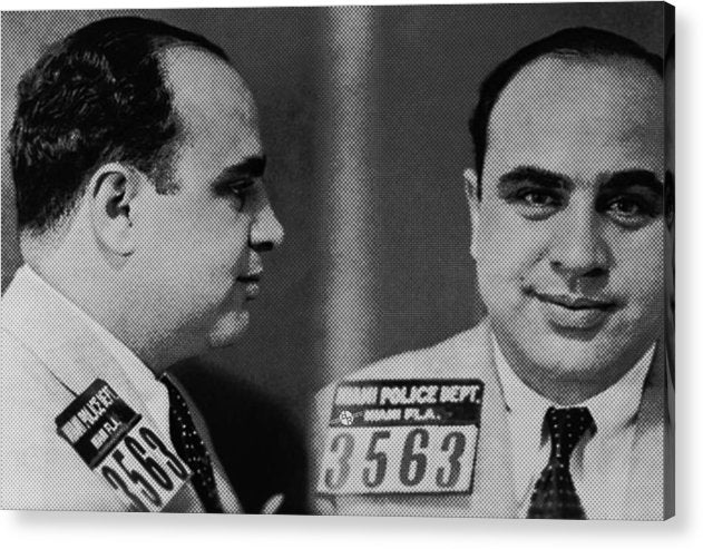 Al Capone Mug Shot 1931 Horizontal - Acrylic Print