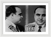 Al Capone Mug Shot 1931 Horizontal - Framed Print