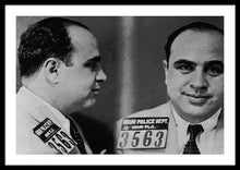 Al Capone Mug Shot 1931 Horizontal - Framed Print