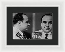 Al Capone Mug Shot 1931 Horizontal - Framed Print