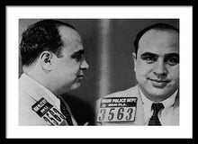 Al Capone Mug Shot 1931 Horizontal - Framed Print