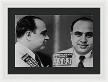 Al Capone Mug Shot 1931 Horizontal - Framed Print