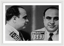 Al Capone Mug Shot 1931 Horizontal - Framed Print