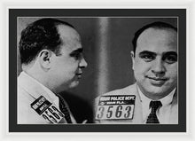 Al Capone Mug Shot 1931 Horizontal - Framed Print