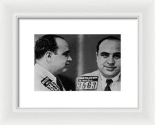 Al Capone Mug Shot 1931 Horizontal - Framed Print