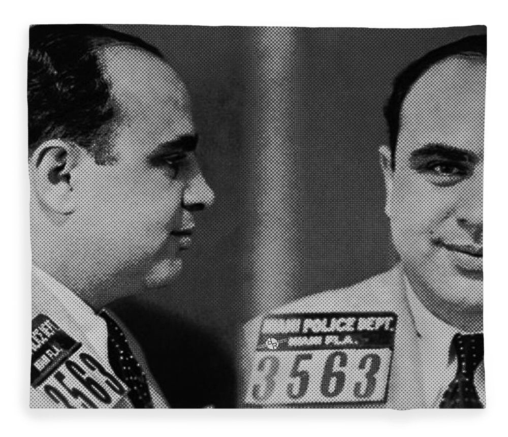 Al Capone Mug Shot 1931 Horizontal - Blanket