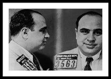 Al Capone Mug Shot 1931 Horizontal - Framed Print