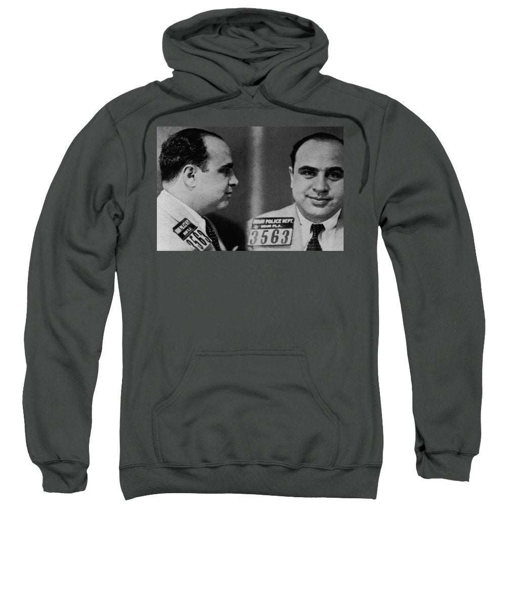 Al Capone Mug Shot 1931 Horizontal - Sweatshirt