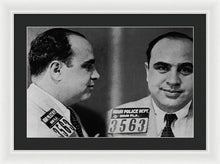 Al Capone Mug Shot 1931 Horizontal - Framed Print
