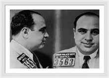 Al Capone Mug Shot 1931 Horizontal - Framed Print