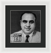 Al Capone Mug Shot 1931 Vertical - Framed Print