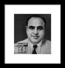 Al Capone Mug Shot 1931 Vertical - Framed Print
