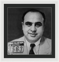 Al Capone Mug Shot 1931 Vertical - Framed Print