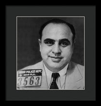 Al Capone Mug Shot 1931 Vertical - Framed Print