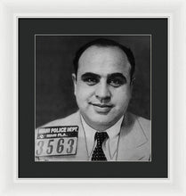 Al Capone Mug Shot 1931 Vertical - Framed Print