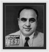 Al Capone Mug Shot 1931 Vertical - Framed Print