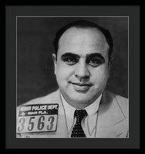 Al Capone Mug Shot 1931 Vertical - Framed Print