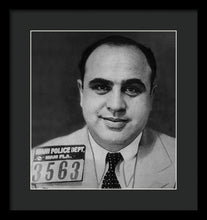 Al Capone Mug Shot 1931 Vertical - Framed Print