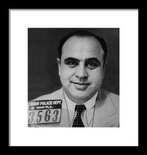 Al Capone Mug Shot 1931 Vertical - Framed Print