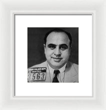 Al Capone Mug Shot 1931 Vertical - Framed Print