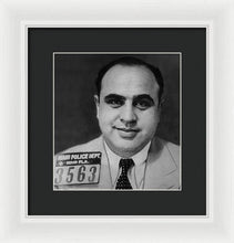 Al Capone Mug Shot 1931 Vertical - Framed Print