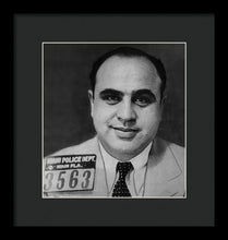 Al Capone Mug Shot 1931 Vertical - Framed Print