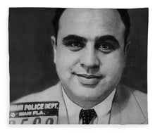 Al Capone Mug Shot 1931 Vertical - Blanket