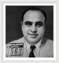 Al Capone Mug Shot 1931 Vertical - Framed Print