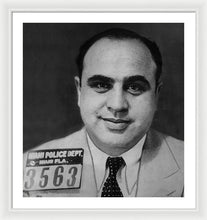 Al Capone Mug Shot 1931 Vertical - Framed Print