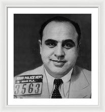 Al Capone Mug Shot 1931 Vertical - Framed Print