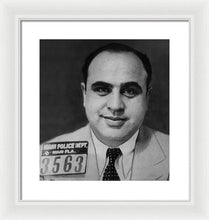 Al Capone Mug Shot 1931 Vertical - Framed Print