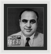 Al Capone Mug Shot 1931 Vertical - Framed Print