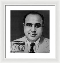 Al Capone Mug Shot 1931 Vertical - Framed Print