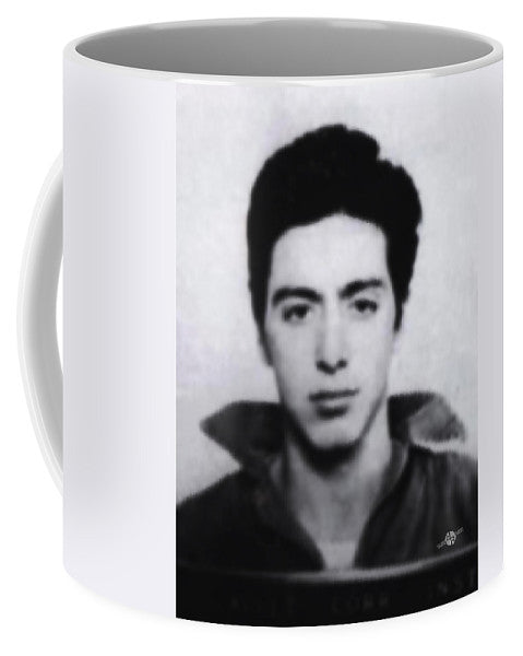 Al Pacino Mug Shot 1961 Black And Blueish  - Mug