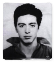 Al Pacino Mug Shot 1961 Black And Blueish  - Blanket